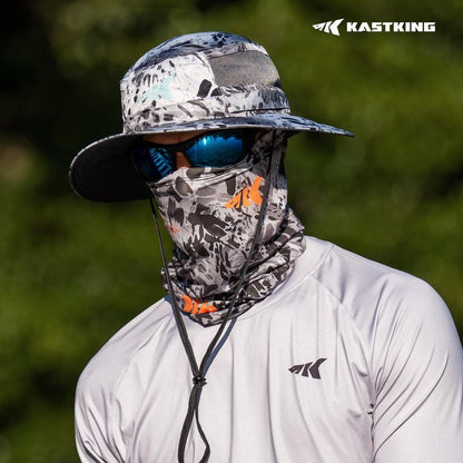KastKing Agies Neck Gaiter-UPF 50+ Balaclava Face Mask,Neck Gaiter for Men and Women,Face Cover Shield for Fishing,Hiking