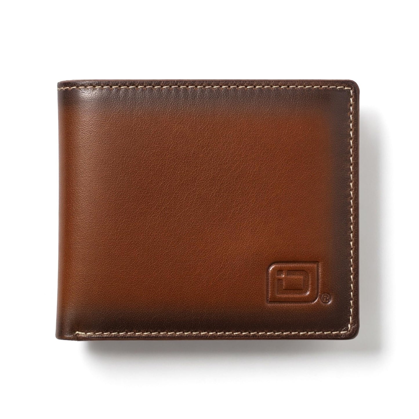 ID Stronghold Extra Capacity Bifold Wallet for Men - RFID Blocking Genuine Leather Wallet (Antiqued Brown)