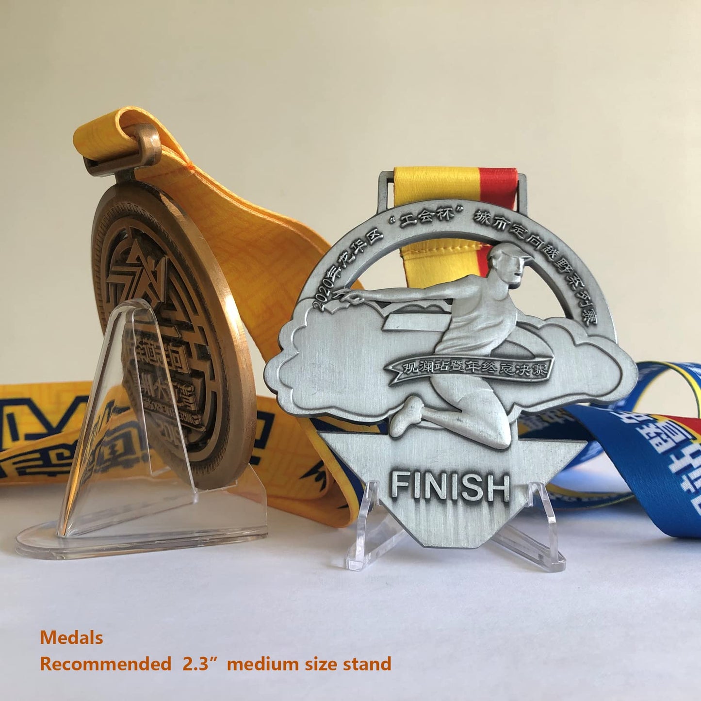 LRANFOW Thickened Version 24 Packs Card Stands Sports Card Holder, Card Display Stand for Display Graded Card Challenge Medals Casino Chips, 2.3 Inch Tall, Clear