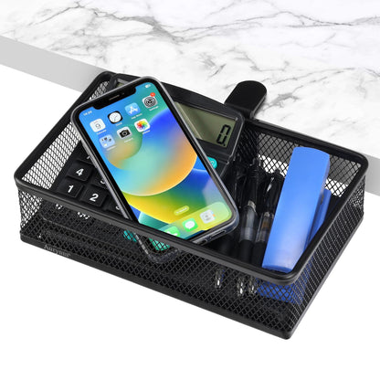 Aurynns Clip-on Drawer organizers, desk organizer,can be clipped around the table to store small items. (Black - Small), Bronze Gold