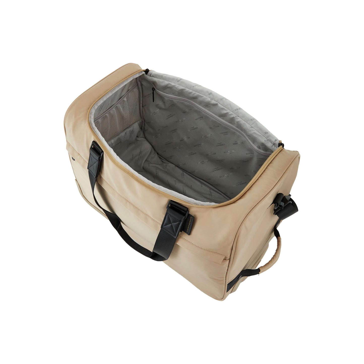 Scotch & Soda Amsterdam Travel Duffel Bag, Travertine, 21-Inch Rolling