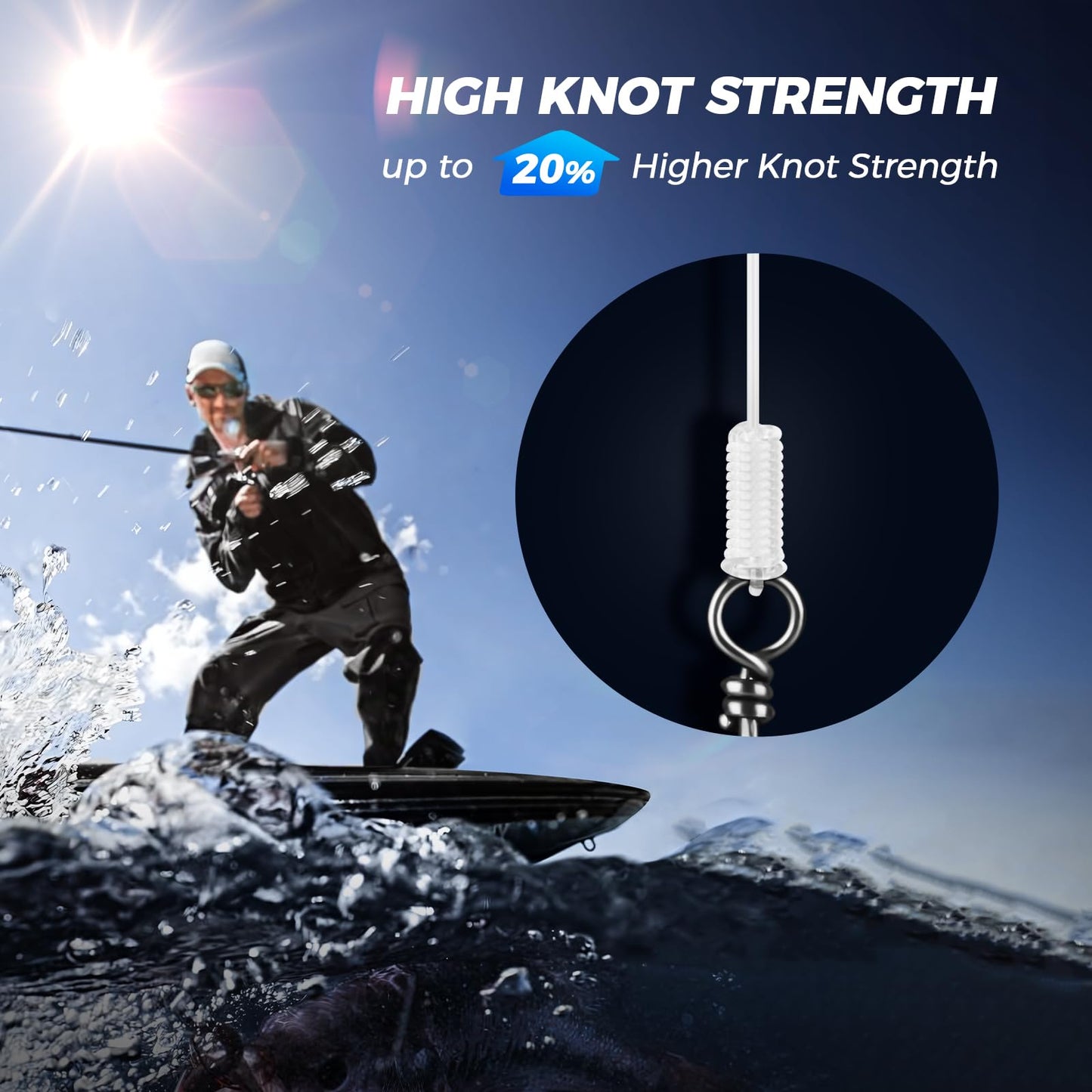 KastKing Kovert Elite 100% Fluorocarbon Fishing Line, Shock Resistant, High Clarity, Low Visibility, Highly Abrasion Resistant, Fast Sinking, Low Stretch, Low Light Refraction, Clear, 4LB, 25Yds