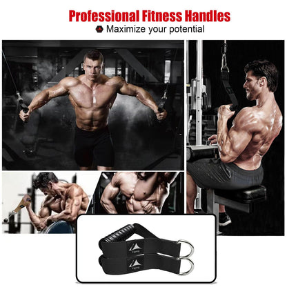 Vigoog Heavy Duty Gym Workout Handles Attachment for Cable Machine,Resistance Band,Pulley System Home Exercise Equipment, Comfortable and Stronger Grip
