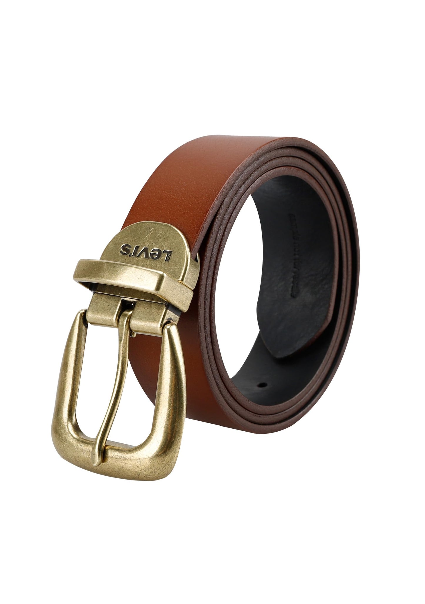 Levi's Women's Reversible Western Buckle Casual Belt, Tan/Black, X-Large