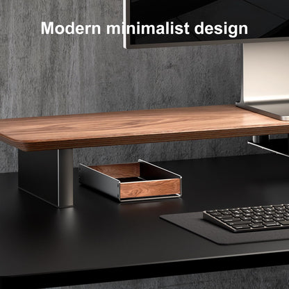 UPERGO Desk Tray Organizer Drawer for Home Office, Walnut Desk Organizer Tray for Keys, Pen, Watch