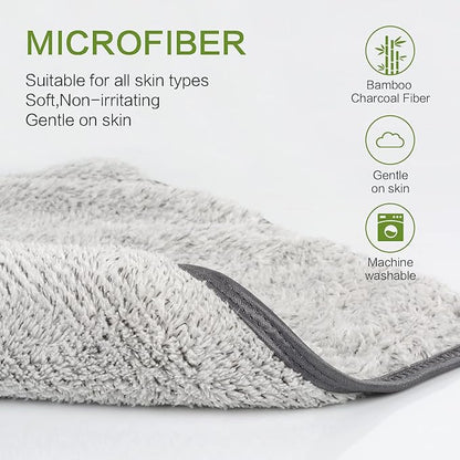 SUNLAND Microfiber Face Towels Reusable Makeup Remover Cloth Face Cloth Facial