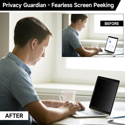 14 Inch 1920x1200 (16:10) Aspect Ratio Laptop Privacy Screen Filter, Anti Blue Light Glare & Anti Scratch Computer Privacy Shield, Not for 14" with 1920x1080P Laptops