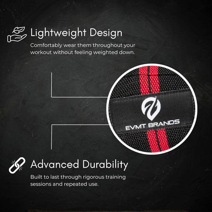 Premium Wrist Wraps for Weightlifting - Durable Lifting Straps for Enhanced Support | Ideal for Strength Training & Gym Workouts