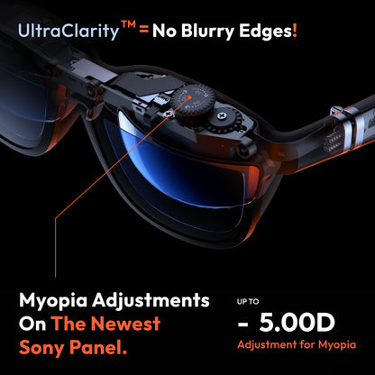 VITURE Pro XR/AR Glasses, 135" 120Hz 1000Nits Display, Harman Audio, Electrochromic Film, Myopia Adjustments, for iPhone 16/15/Android/Mac/PC/Steam Deck,First-ever Immersive XR Experience for Switch 2