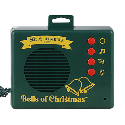 Mr. Christmas Musical Bells of Christmas with LED Lights, Motion Sensor, and 15 Holiday Carols Battery Operated