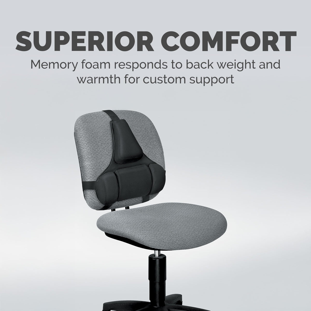 Fellowes Professional Series Back Support, Black (8037601)