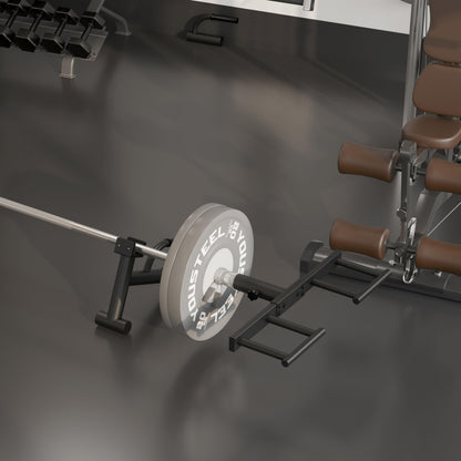 Tamisom Heavy Duty Landmine Handle Attachment Set T Bar Row Viking Press Attachment for Barbell Workouts Weightlifting Landmine Handle Fits 2-Inch Olympic Barbell Strengthen Back and Core Muscles