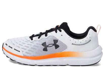 Under Armour Men's Charged Assert 10 Shoes, (101) White/White/Black, 11 X-Wide