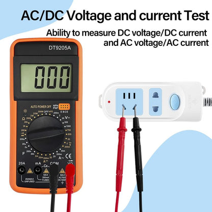 Sutekus Digital Multimeter AC DC Voltmeter Ohm Volt Amp Tester Resistance Capacitance Diode HFE Tester