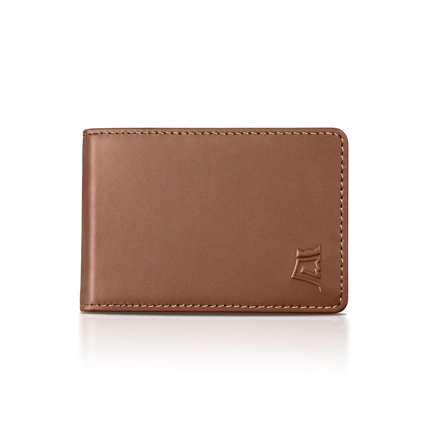 Kings Loot Wallet for Men | Minimalist Slim RFID Blocking Leather Design with Cash Pocket & Card Pull Strap | Holds 1-12 Cards | Stylish & Durable Wallets (Bourbon)