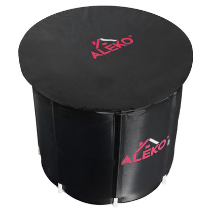 Ice Bath Tub | Cold-Plunge Therapy | Cold Plunge Tub | Up-Right Ice Bath | 118 Gallon Water Capacity | Steps & Cover Included | 37.5" x 33.25"