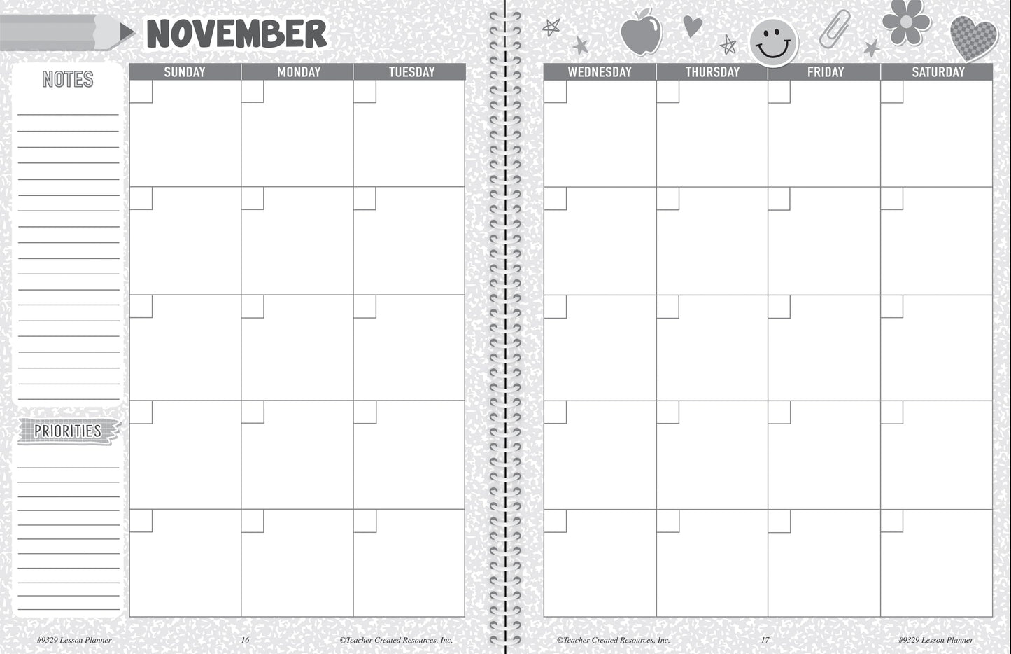 Teacher Created Resources Cool for School Teacher Plan Book (TCR9329)