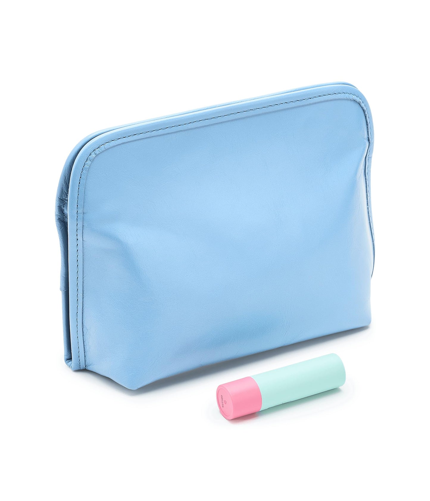 HOBO, Women's, Beauty Cosmetic Pouch, Faded Denim, One Size