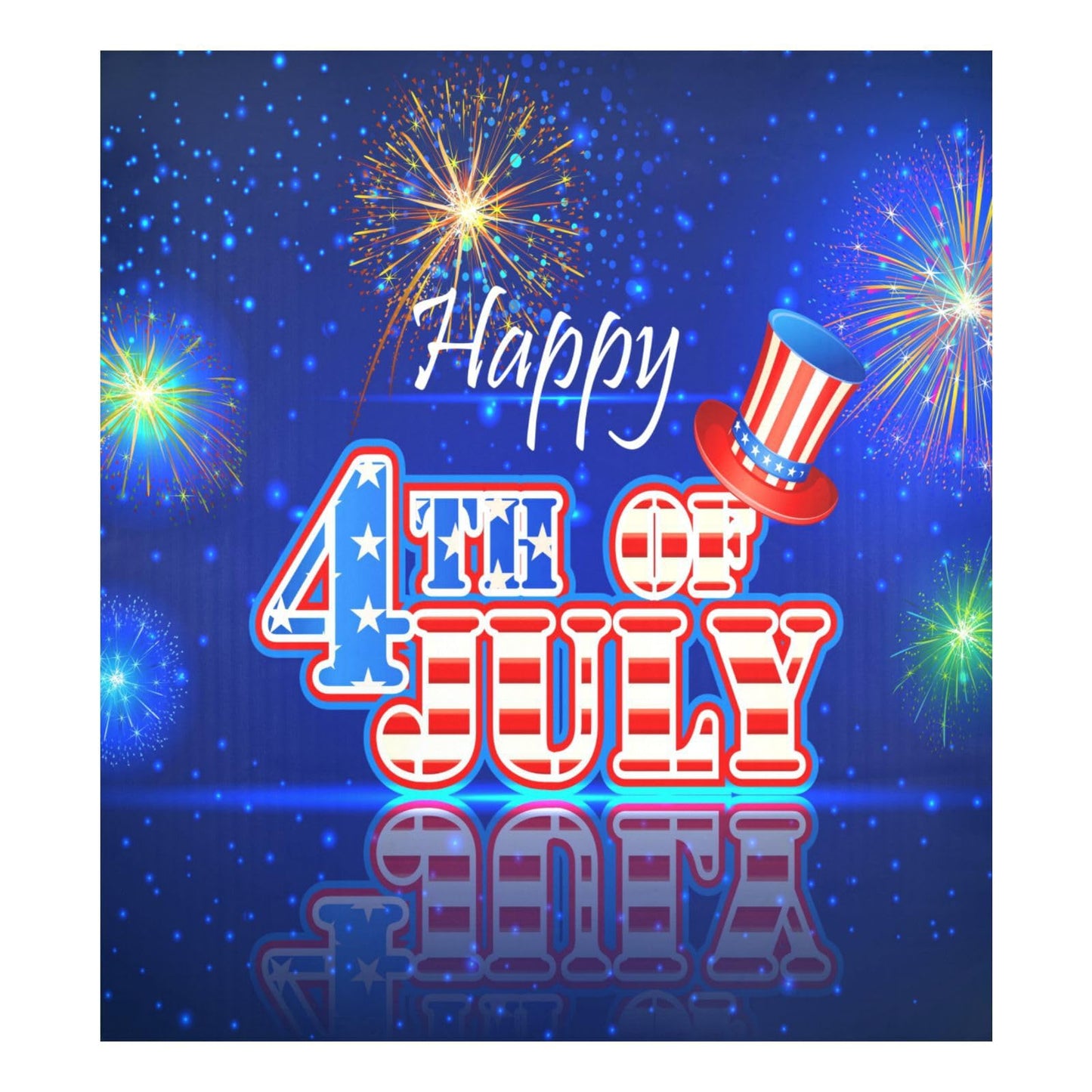 Kigai 4th of July Dishwasher Magnet Cover, Kitchen Fridge Door Panel Magnet Sticker Appliance Wash Machine Magnet Cover 23 x 26 Inch