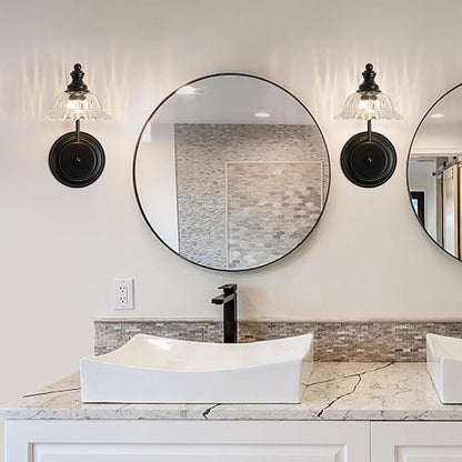 Black Wall Sconces 1 Light Wall Sconce Lights for Living Room