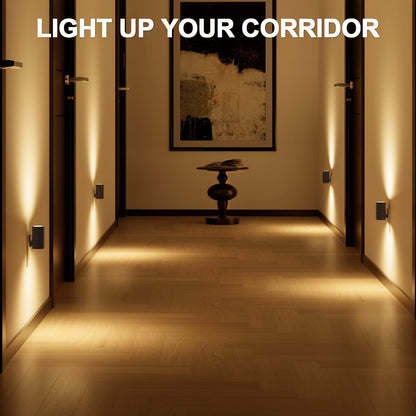 NIORSUN Night Lights Plug into Wall, Dimmable with 3 Color Modes & Auto On/Off Sensor, Ultra-Slim Nightlight for Hallway, Bathroom, Bedroom, Nursery, Kitchen (4 Pack, Black)
