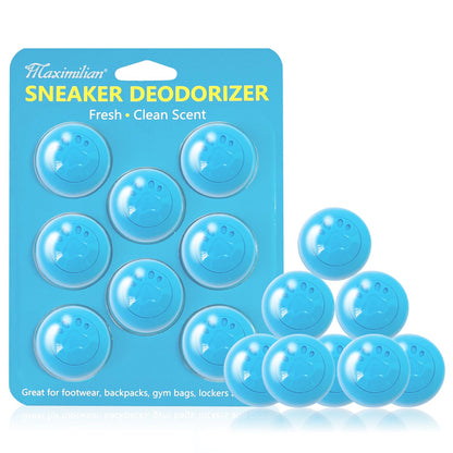 MAXIMILIAN Blue Shoe Deodorizer Balls 8pcs Professional Sneaker Balls