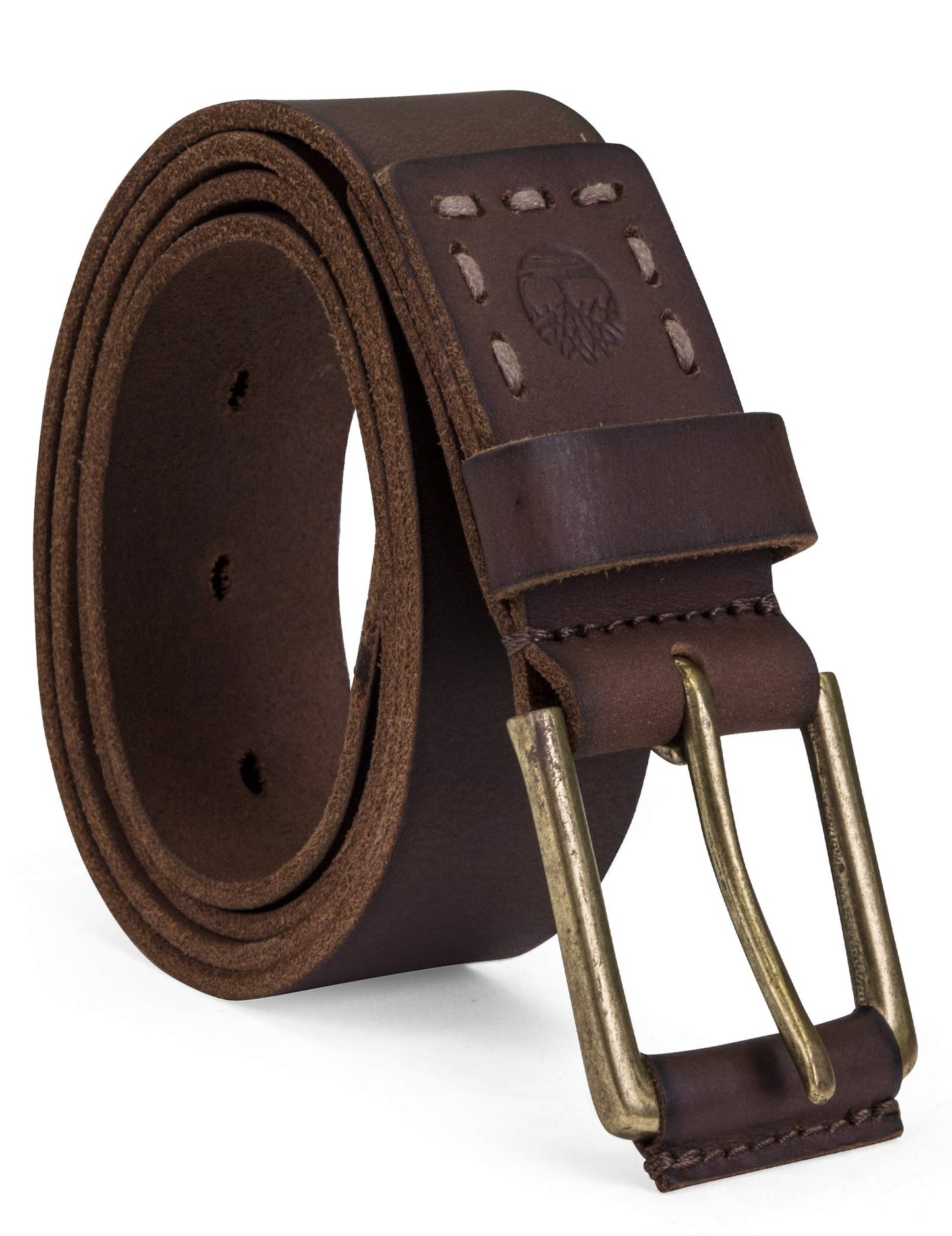 Timberland Casual Leather Classic Men Everyday Belts, Dark Brown, 36