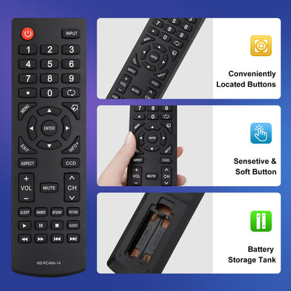 Voice Remote Only for TCL-Google-TV-Remote-Control Replacement,RC813 Remote Compatible with TCL 4k QLED/UHD/QD-Mini LED Series Smart TVs(Not for Fi & Roku TVs)