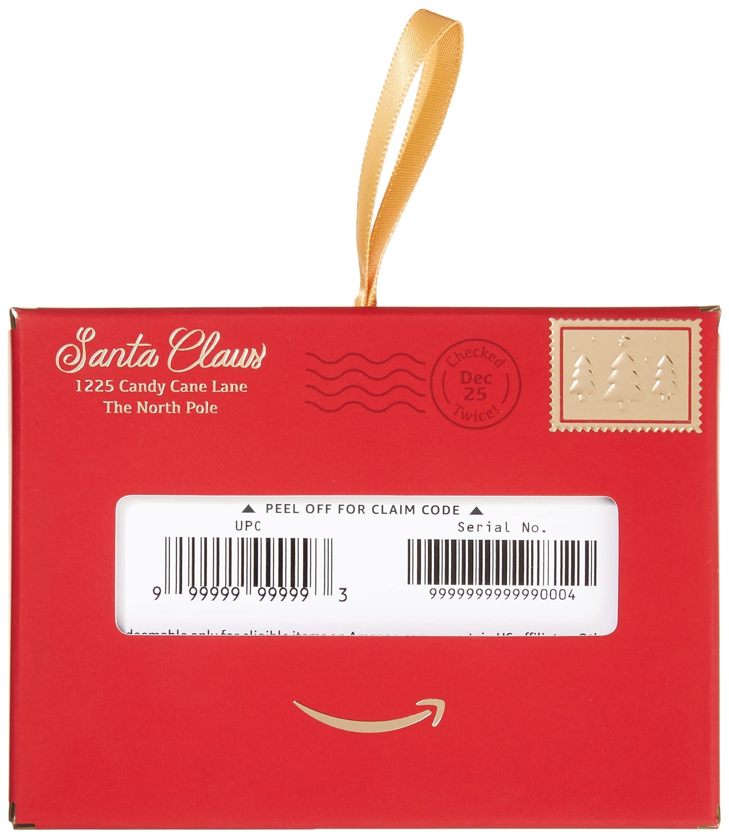 Amazon.com Gift Card in a Santa Letter Gift Box