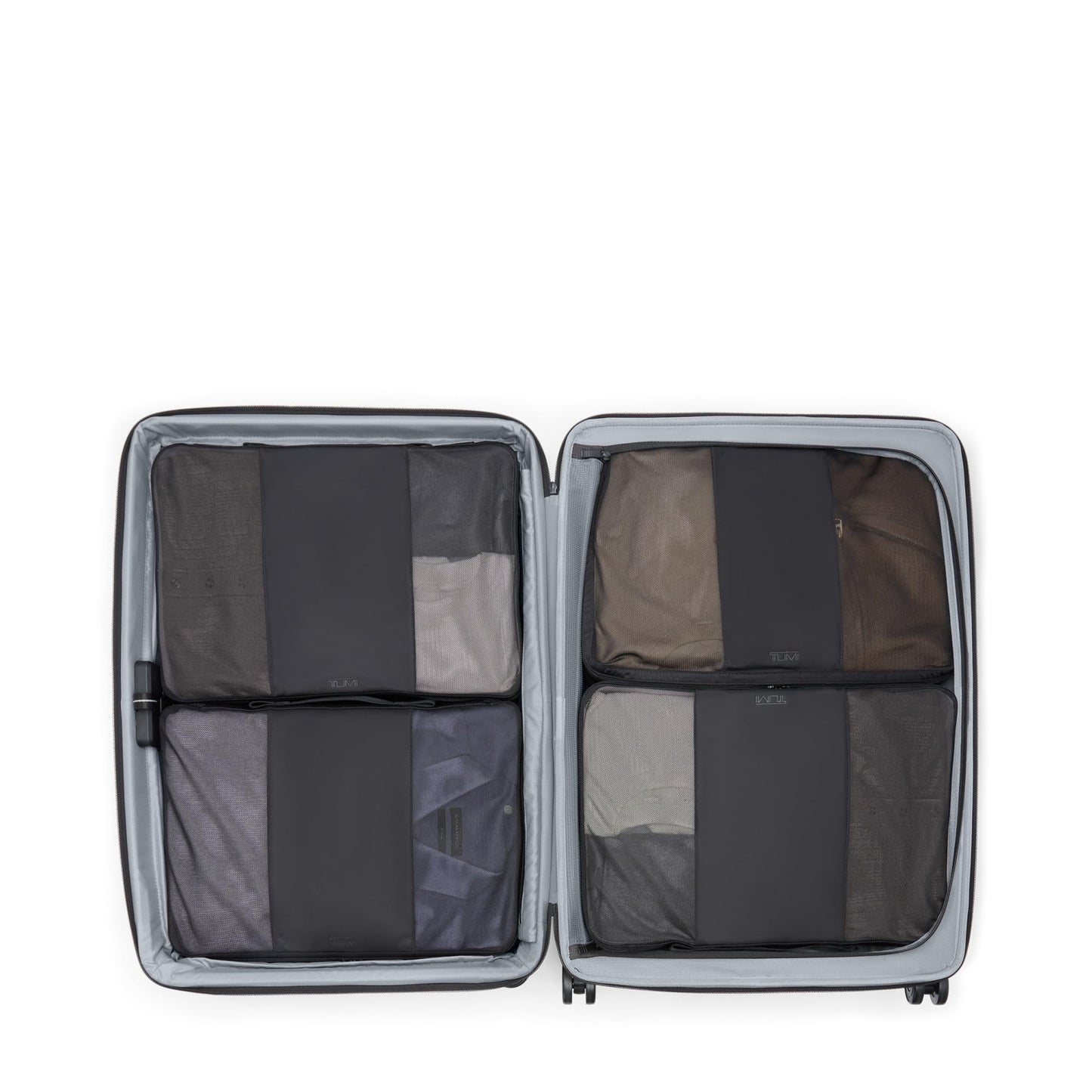 TUMI - Alpha Large Dual Access Expandable 4-Wheeled Checked Luggage - Zipper Expansion - Durable Large Capacity Suitcase with TSA Lock - Navy