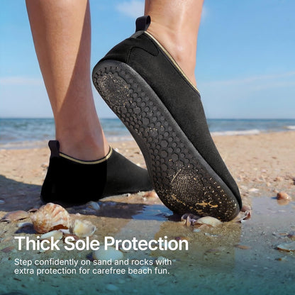 Water Shoes for Women Men Quick-Dry Aqua Socks Swim Beach Barefoot Yoga Exercise Wear Sport Accessories Pool Camping Must Haves Adult Youth Size 8.5-9.5Women/7.5-8.5Men