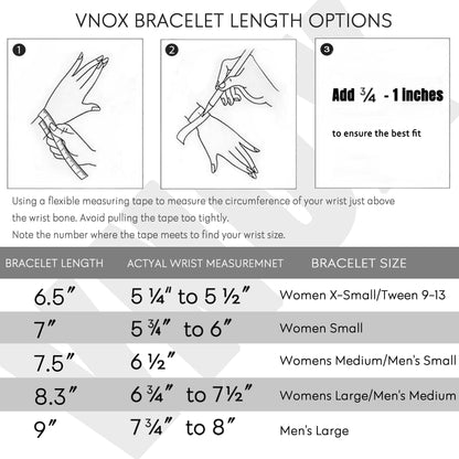 VNOX Silver Chain Bracelet for Men - 10 Pcs Solid Stainless Steel Rope/Figaro/Paperclip/Cuban Link/Snake Curb Chunky Chain Bracelet Set Wrist Band for Men Women,Mens Jewelry Set