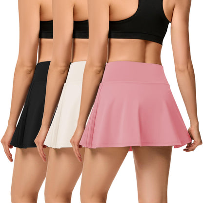 NEW YOUNG 2 Pack Capri Leggings for Women-Workout High Waisted Tummy Control Black Yoga Pants