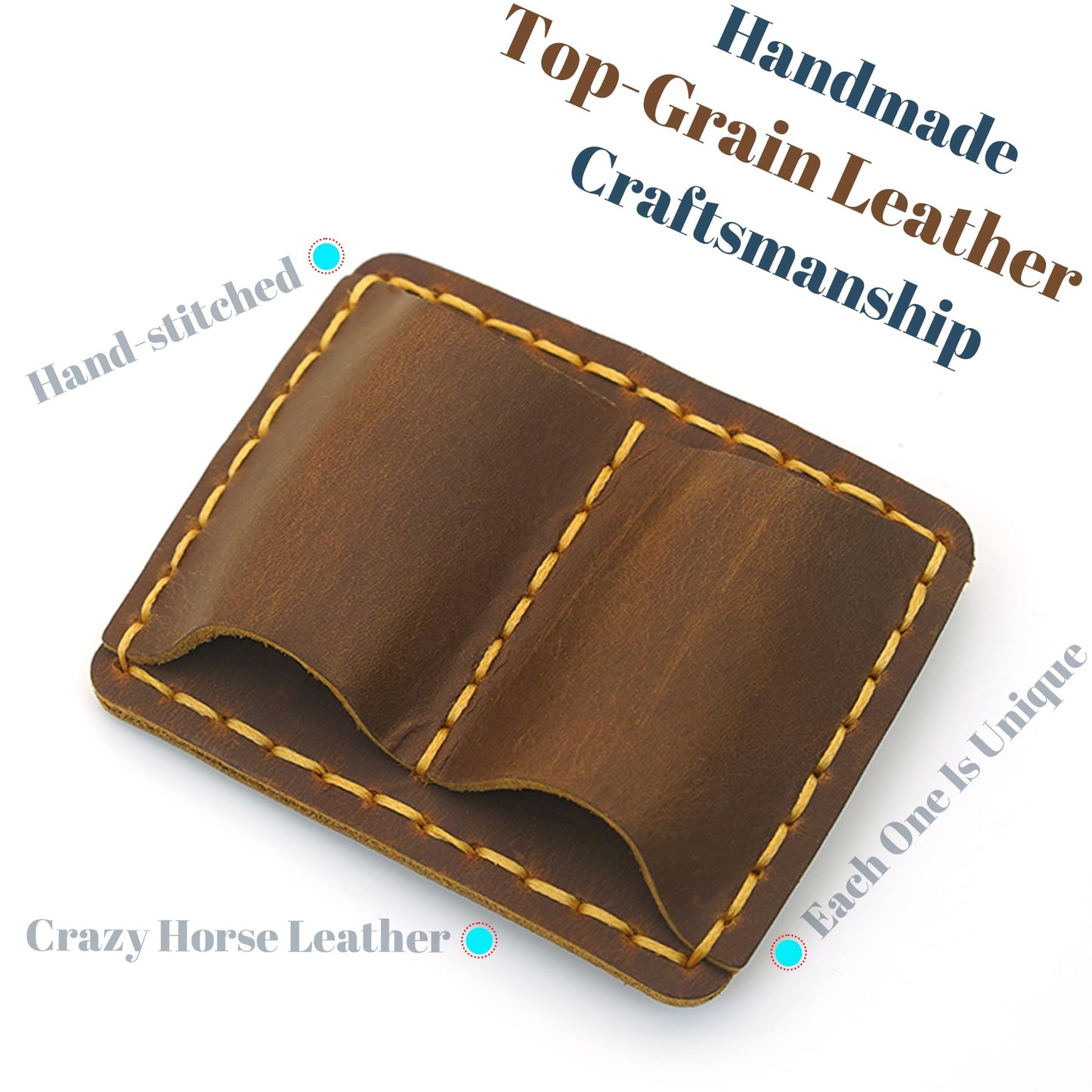 ESSSO Pen Holder for Notebook – Handmade Vintage Top-Grain Leather Notebook Pen Holder with Clip & Pen Loop for Journal, Planner & Bible (Brown)