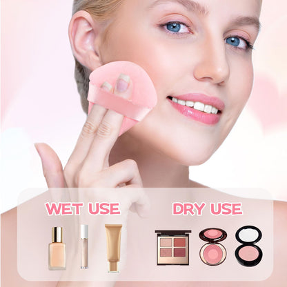 8 Pieces Triangle Powder Puff Face Soft Triangle Makeup Puff Velour Cosmetic Foundation Blender Sponge Beauty Makeup Tools
