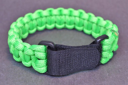 Adjustable Paracord Buckle - Versatile Hook and Loop Design for Bracelets & Dog Collars - Multiple Sizes Available