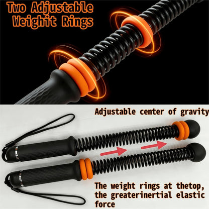 Bneajix Adjustable Ropeless Battle Ropes for Home Gym for Men & Women, Portable Cordless Battle Ropes, Quiet Exercise Rope with Variable Resistance, Strength & Low-Impact Cardio for HIIT