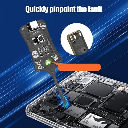 Electronic Motherboard Coil Tester, Electronic Circuit Tester, Precision Motherboard Diagnostic Tool for Smartphone Repairers Professionals Workshop Technicians Beginners (4pcs)