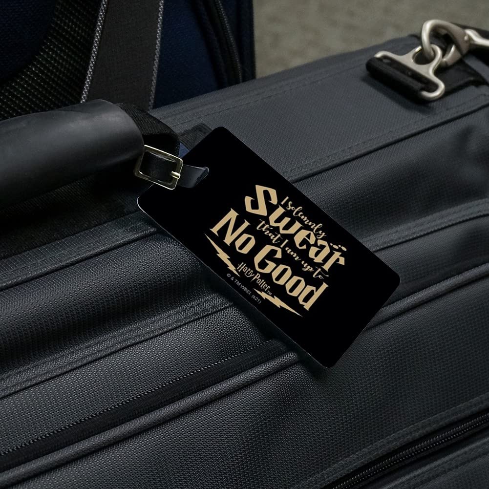 Harry Potter I Am Up To No Good Luggage ID Tags Carry-On Cards - Set of 2