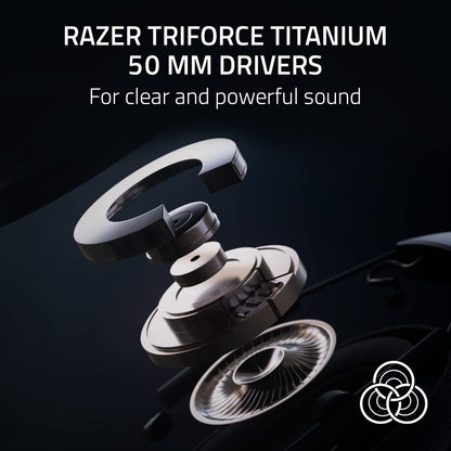 Razer BlackShark V2 Pro Wireless Gaming Headset 2023 Edition: Detachable Mic - Pro-Tuned FPS Profiles - 50mm Drivers - Noise-Isolating Earcups w/Ultra-Soft Memory Foam - 70 Hr Battery Life - White
