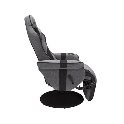 RESPAWN 900 Gaming Chair - Video Games Console Recliner, Computer Chair With Adjustable Leg Rest, Cupholder, and Footrest - Gray Fabric