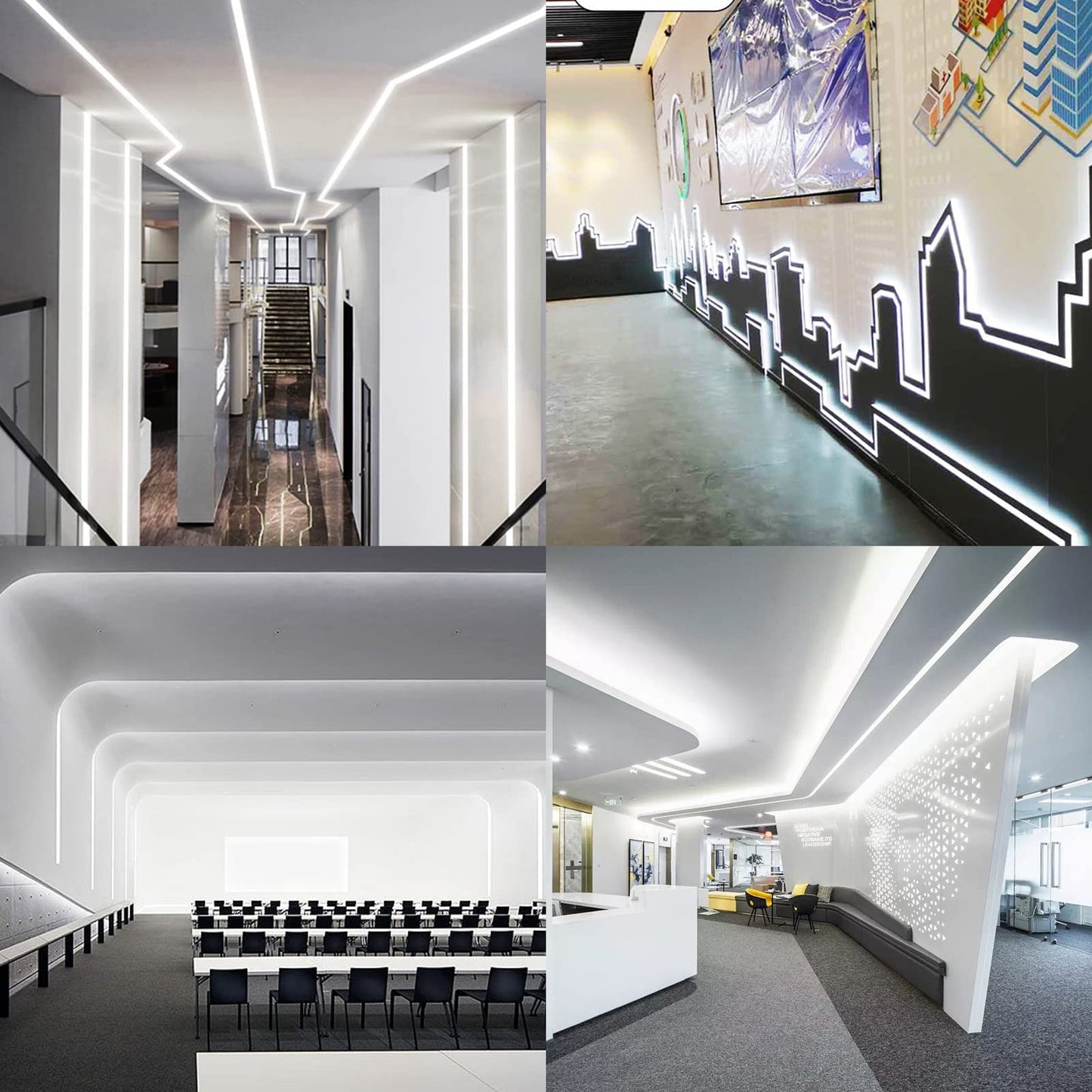 GOMING DC 12V COB LED Strip Light Cool White 6000K IP65 Waterproof 16.4ft(5M) 1560LEDs CRI 93+ Uniform Glow Flexible LED Tape Lights for DIY Bedroom Kitchen Home Decor(No Power Supply)