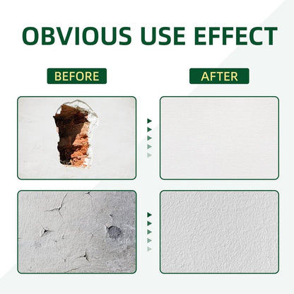 250g Wall Putty Hole Repair, Safe Wall Mending Agent, Drywall Repair Kit with Nozzle,Spackle for Drywall Paste, Easy to Fill Holes for Aluminum Metal Plaster Sheetrock Ceiling