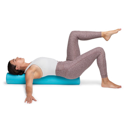 OPTP PRO-Roller Super Soft Density Foam Roller 36 in - Light Blue Low Density Foam Roller for Exercise, Gentle Massage, and Physical Therapy 36" x 6" Round