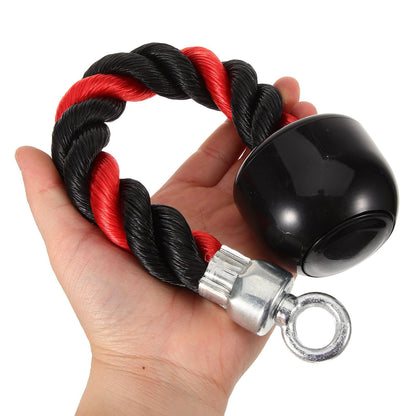 BESPORTBLE Tricep Rope Cable Attachment, Heavy Duty Single Pull Down Rope for Biceps and Triceps Training, Non-Slip Workout Accessory for Home Gym Fitness
