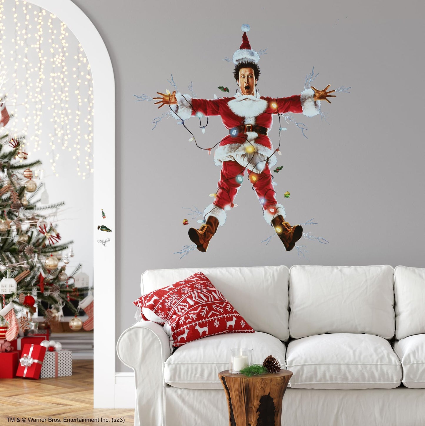 RoomMates RMK5410GM National Lampoon's Christmas Vacation Decal, Red