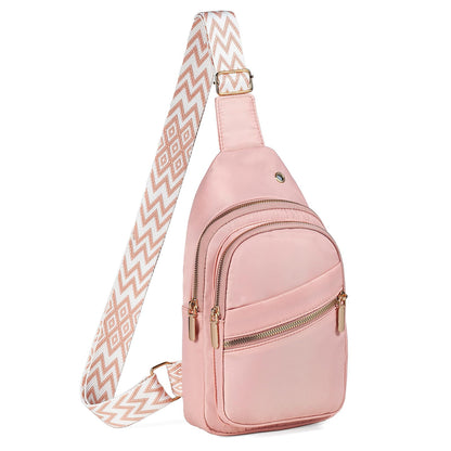 Crossbody Sling Bag Small Sling Backpack, Cross Body Bag Chest Bag for Women Men Travel Hiking Daypack