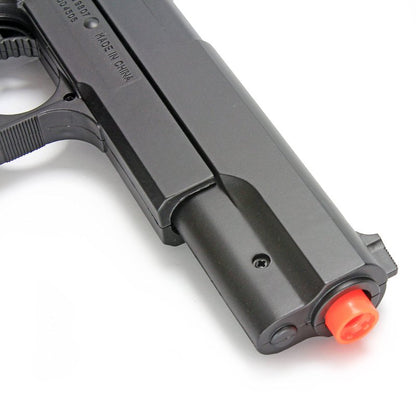 BBTac Airsoft Pistol Gun 1911-Tactical Hi-Capa Spring Loaded Air-Soft Hand Gun Full Size