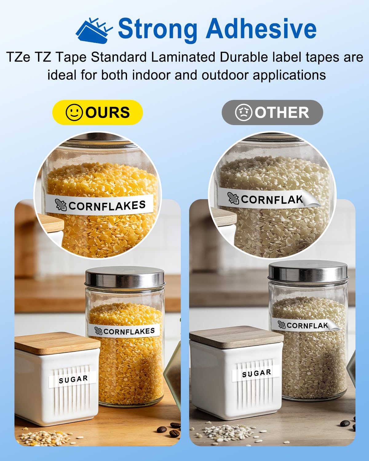 Compatible with Brother Label Maker Tape 12mm 0.47 Laminated White Refills TZe-231 TZe231 TZ TZe 1/2 Inch Black on White for P-Touch Label Maker PT-D220 PT-D210 PT-H110 PT-D200 D400 D610BT, 6-Pack