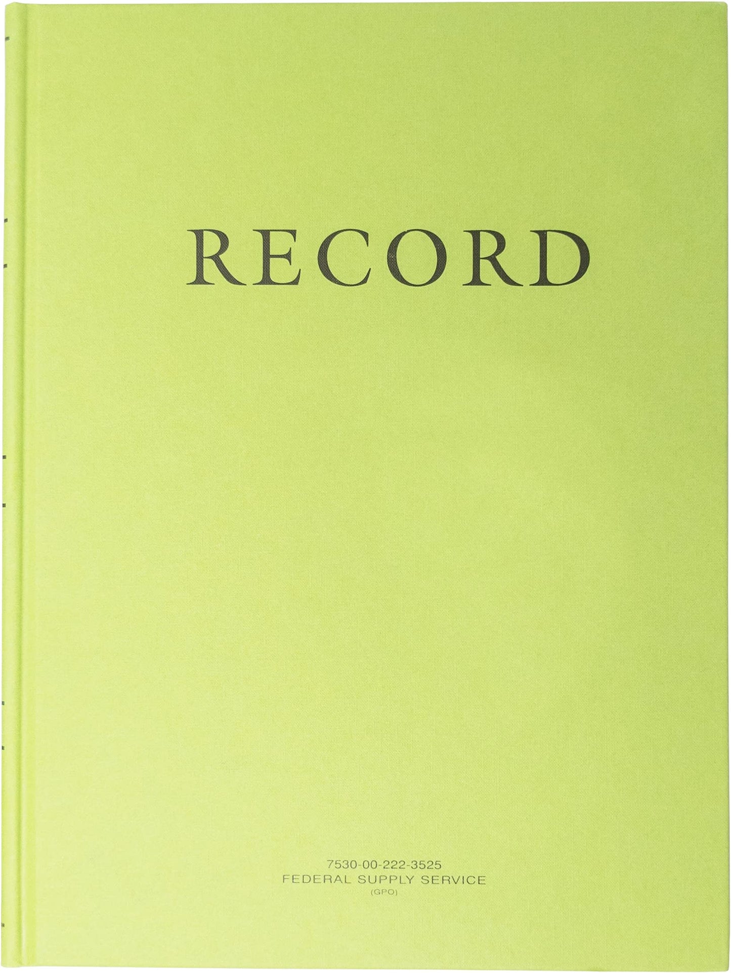 Tacticai Green Military Log Book, 8” x 10.5” - 192 Pages, Record Book for Record Keeping, Supply Chain, Inventory, Training, Maintenance & Field Operations, NSN 7530-00-222-3525